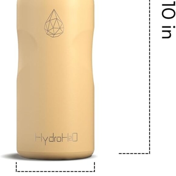 HYDRO H2O Insulated Water Bottle- Double Wall Vacuum- Thermo Flask- (25oz/750ml) - Picture 10 of 11
